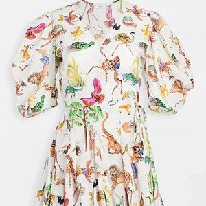 NWT Rhode Rosie Dress Safari Print Size XL